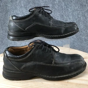 Dockers Shoes Mens 10.5 W Wide Trustee Oxford 90 29024 Black Leather Comfort - Picture 1 of 20