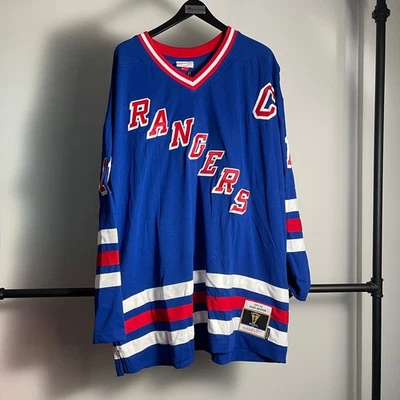 Camiseta masculina de hóquei Mitchell & Ness New York Rangers Messier tamanho 2XLB/3XLB - Imagem 1 de 4