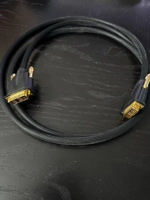 Monster Cable DVI400 Braided Male To Male Video Cable Gold Plated - 6 Ft - Image 1 of 3