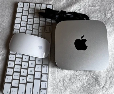 Apple MAC Mini M4 2024 Model A3238, 10C CPU/10C GPU/24GB/512GB Silver, With Dent - Image 1 of 4