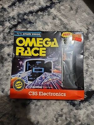 Atari 2600 Omega Race Complete In box CIB With Booster Grip Factory SEALED - Image 1 of 4