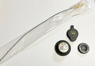 Varilla de medición Ford Taurus 2010 OEM, tapa del radiador, líquido de frenos, ¡paquete de tapa del parabrisas! Foto 1 de 2