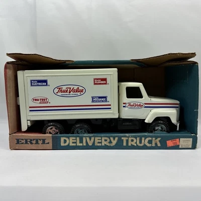 Camión de reparto Ertl vintage de acero prensado - herrajes de verdadero valor - hecho en EE. UU. Foto 1 de 4