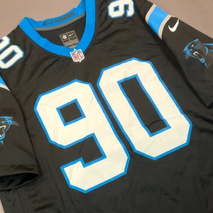 Nike Julius Peppers Carolina Panthers Game Jersey Men's Sz L WORN ONCE - Picture 1 of 11