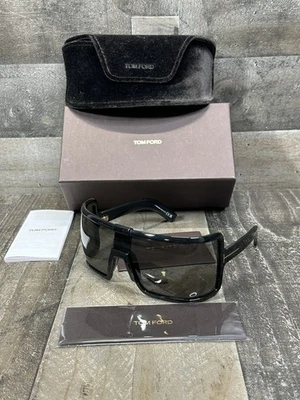 Tom Ford Parker (TF1118) 01A Sunglasses Black Frame Smoke Lenses 143mm - Image 1 of 4