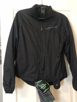 FORRO DE JAQUETA AQUECIDA FEMININA FIRST GEAR preto novo em folha tamanho motocicleta grande - Imagem 1 de 4
