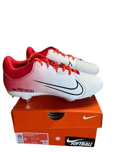 Scarpe da softball Nike CZ5920 600 Hyperdiamond 4 Pro da donna rosse nere bianche US 8 - Foto 1 di 5