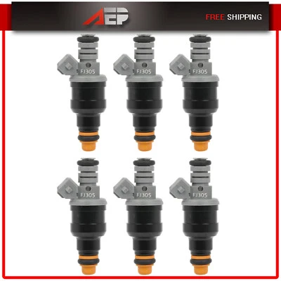 6Pcs Fuel Injectors For Ford Ranger Mazda B3000 1999 2000 V6 3.0L ZZP413250 - Image 1 of 4