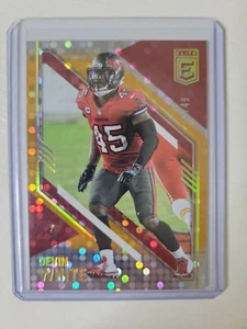 Devin White 2021 Elite Orange Disco SSP 38/49 🔥 Buccaneers 🔥 - Picture 1 of 2