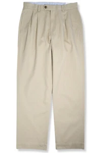 Brooks Brothers Mens Tan Traditional Fit Archive Chino Pants 34W x 32L BB-817 - Picture 1 of 2