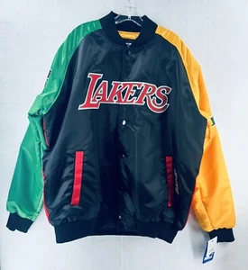 Chaqueta Los Angeles Lakers Starter x Ty Mopkins Negra Mes de la Historia MLB 2XL. - Imagen 1 de 24