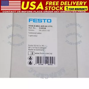 New FESTO VSVA-B-M52-AZD-A1-1T1L 539158 Solenoid Valve Module 145PSI 24VDC Unit - Picture 1 of 7