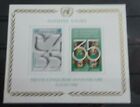 briefmarkenblock steckkarte nations unies trente-cinquieme anniversaire 166