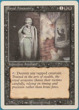 Royal Assassin Revised HEAVILY PLD Black Rare MAGIC CARD (ID# 243657) ABUGames