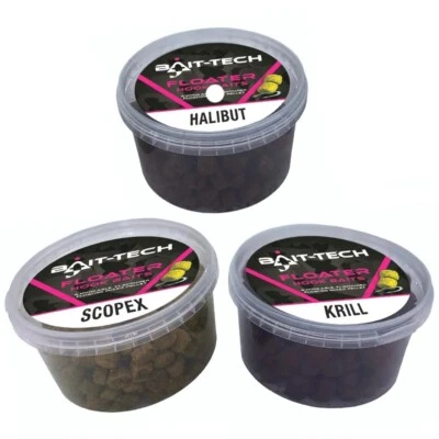Bait Tech Floater Baits - Halibut, Krill Or Scopex - Carp Fishing Floater Baits - Image 1 of 4