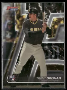 2020 Bowman's Best #47 Trent Grisham - San Diego Padres RC - Picture 1 of 2