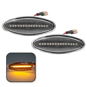 2pcs Side Turn Signal Marker Light Lamp fit for Jaguar S-Type XK8 XKR XJ X350 - Picture 1 of 7