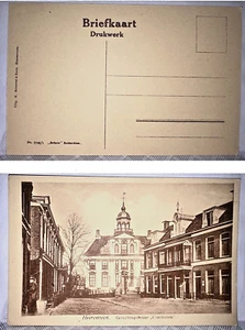 OLANDA Cartolina Gerechtsgebouw Palazzo di Giustizia Heerenveen non spedita - Foto 1 di 1