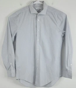 Calvin Klein Hombre Infinito Sin Hierro Manga Larga Abotonada Talla M (15.5 32/33)  - Imagen 1 de 6