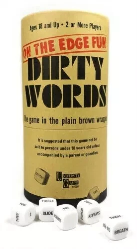 Dirty Words 18 And Up Dice Game Adults Only Dirty Minds two or more players NEW - Image 1 of 1