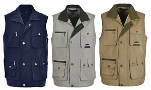 Gilet da uomo leggero antivento antivento antidoccia con fodera interna M-5XL - Foto 1 di 5