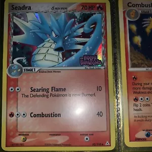 Seadra 52/110 Reverse Holo Stamped EX Holon Phantoms Pokemon Card NM-LP - Picture 1 of 2