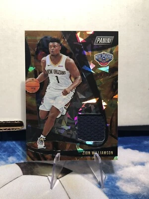 2019-20 Panini Player of the Day Zion Williamson Orange Ice Patch /99 #ZW Rookie - Image 1 of 2