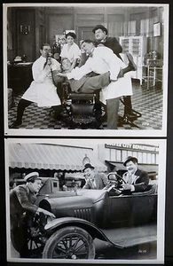 10 FOTOS DE LAUREL Y RESISTENTES - 1928 DÉJALOS REÍR - SILENCIOSO - REIMPRESIONES AÑOS 60 - Imagen 1 de 3