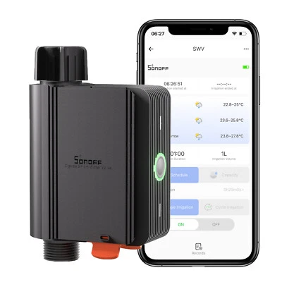 SONOFF SWV Zigbee Smart Bewässerungscomputer Auto Garten Regen Bewässerungstimer - Bild 1 von 4
