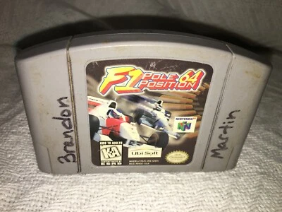 F-1 Pole Position 64 Video Game ONLY for Nintendo N64 - Image 1 of 4