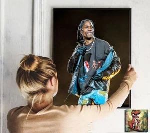 Travis Scott Photo / Poster Up To 30" - Picture 1 of 2