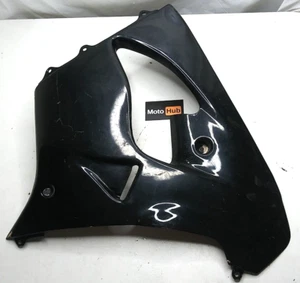 00-03 KAWASAKI NINJA ZX9R LH LEFT SIDE PLASTIC FAIRING COWL COVER - BLACK - Picture 1 of 8