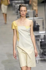 Yves Saint Laurent YSL 2008 S/S runway one shoulder dress not gown jacket coat - Picture 1 of 13