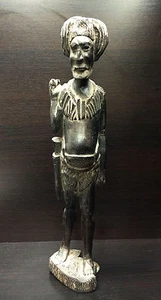 Art African- Statue A Fighter - Picture 1 of 3