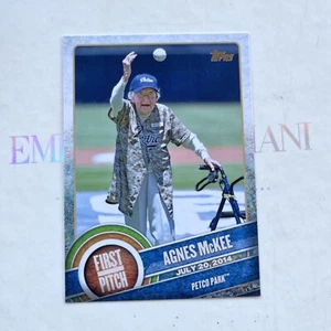 2015 Topps First Pitch #FP06 Agnes McKee Padres *29 - Picture 1 of 2