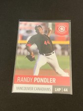 RANDY PONDLER 2019 Grandstand Vancouver Canadians / Toronto Blue Jays