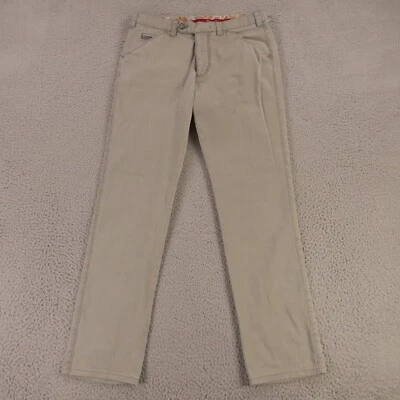 Meyer 裤子男式 30 灰色棉斜纹布休闲口袋标志德国制造 30x30 — 第 1/4 张图片