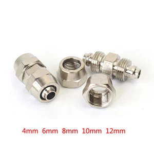 Pneumatic Hose Twist Lock Coupler Fitting,Brass Straight Through Quick Connector - Picture 1 of 4