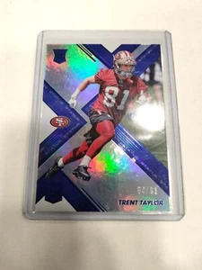 2017 Donruss Elite Rookies Blue Trent Taylor #119 Rookie RC 54/82🏈🇺🇲 - Bild 1 von 2