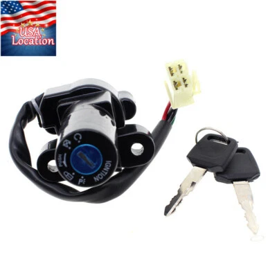 Llave de bloqueo de interruptor de encendido de stock de EE. UU. para Suzuki GSX600 1988-1997 GSXR750 1985-1992 Foto 1 de 4