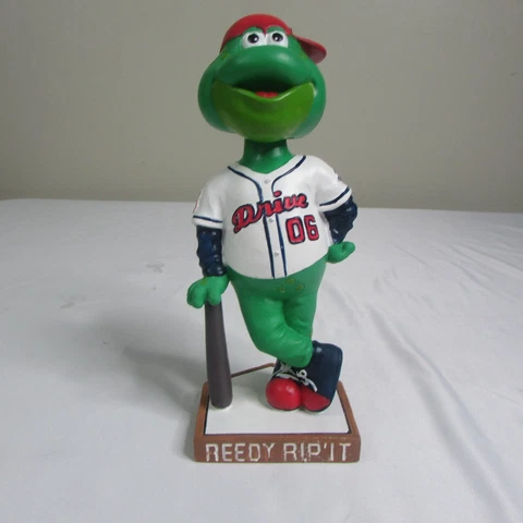 Greenville Drive Reedy Rip' It Bobblehead Mascot Frog Baseball Minor League Cover