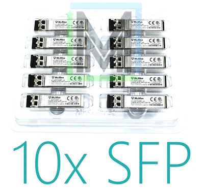 FTLX8571D3BCL-MF McAFEE 10GbE 10GBASE-SR/SW 850nm SFP+ Transceiver - 10PACK - Image 1 of 4