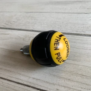 Yellow black Pop Pin Knob Fitness Spinning Bike Pull Exercise Indoor adjust M16 - Picture 1 of 4