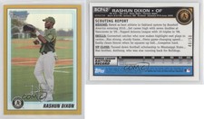 2010 Bowman Chrome Prospects Gold Refractor /50 Rashun Dixon #BCP42