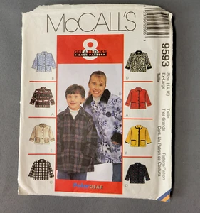 McCalls Easy Sewing Pattern #9593 Kids Polar Gear Size 14,16 Ex-Large 1998 UNCUT - Picture 1 of 4