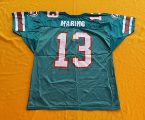 VTG Miami Dolphins Dan Marino Jersey Adult XL Wilson NFL Throwback Football USA - Picture 1 of 11