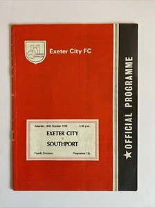 Exeter City v Southport, 30th October 1976 - Picture 1 of 3