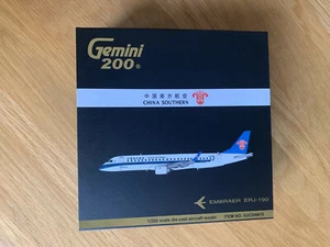 CHINA SOUTHERN ERJ-190 EMBRAER Diecast Gemini 200 Model 1:200 G2CSN615 B-3148 - Picture 1 of 12