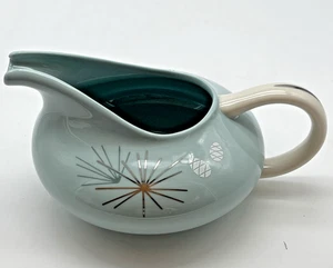 Vintage Franciscan Gladding McBean Silver Pine Sauciere Aqua MCM Atomic - Bild 1 von 9