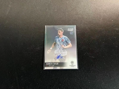 2020-21 Topps Stadium Club Chrome Soccer UCL Autograph #CA-KT Kenneth Taylor RC - Image 1 of 2